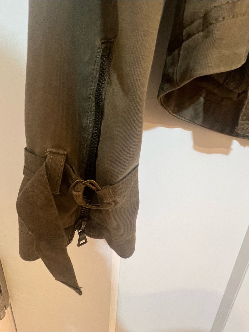 Anthropologie/Marrakech Utility Jacket with Ribbed Inner Panel - Picture 4 of 4